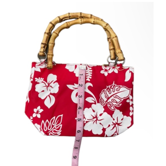 KC Hawaiian Bamboo Handle Bag New with Tag - Picture 7 of 8